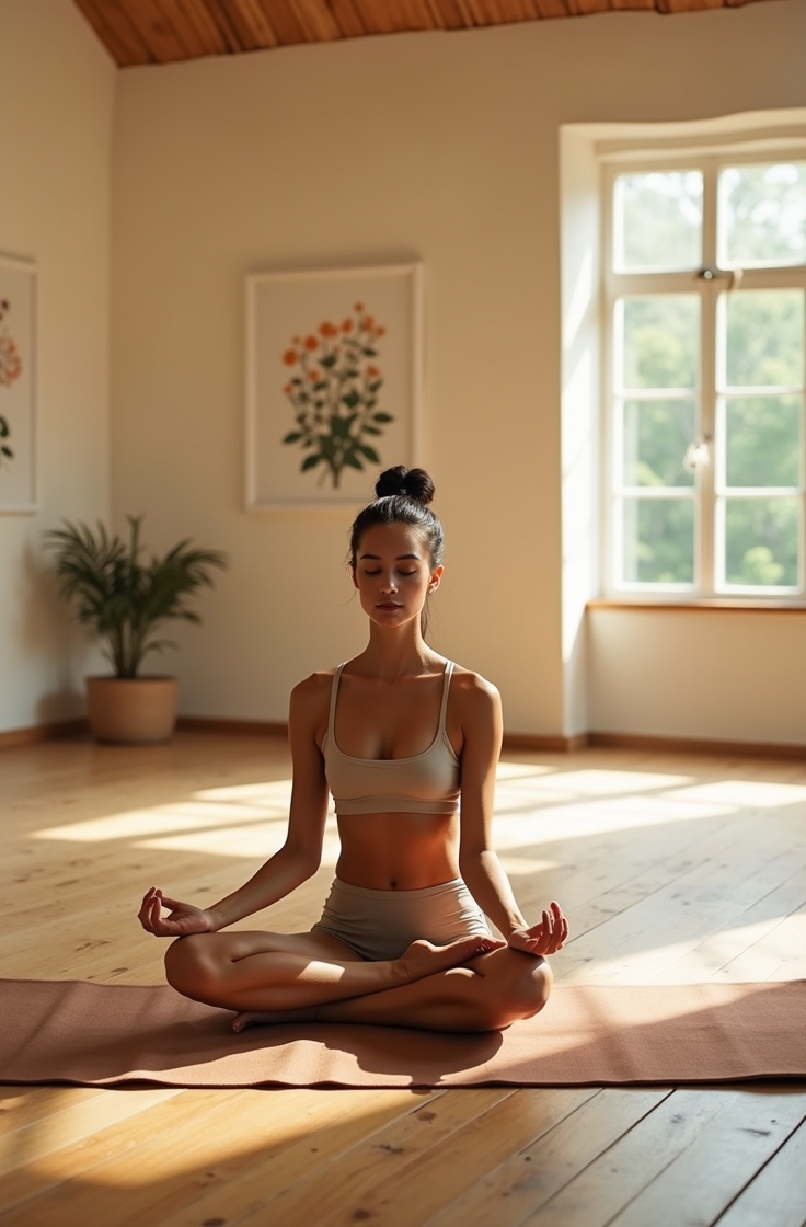 Evening relaxation yoga